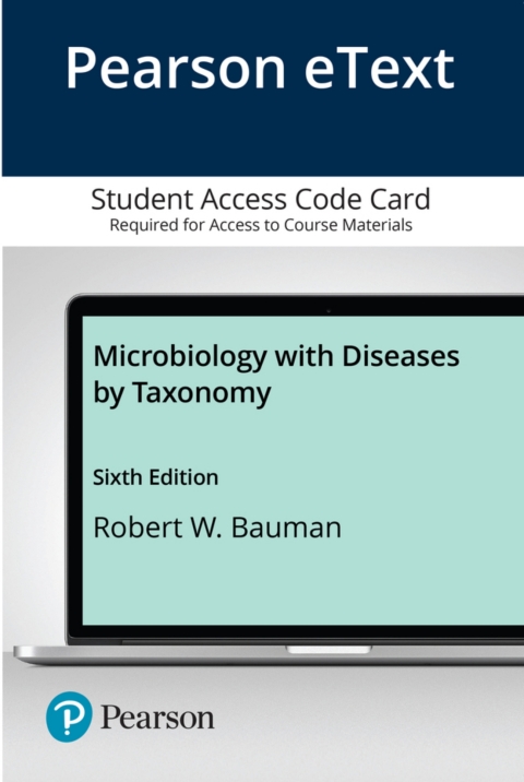 Cover image for book Microbiology with Diseases by Taxonomy