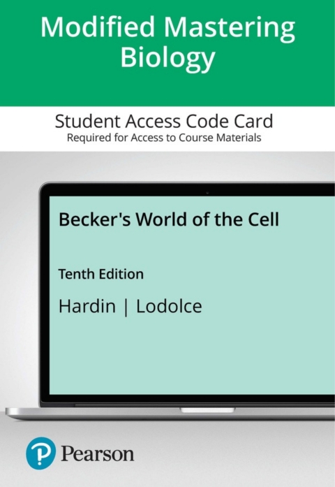 Cover image for book Mastering Biology with Pearson eText Access Code for Becker's World of the Cell