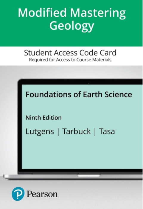 Cover image for book Mastering Geology with Pearson eText Access Code for Foundations of Earth Science