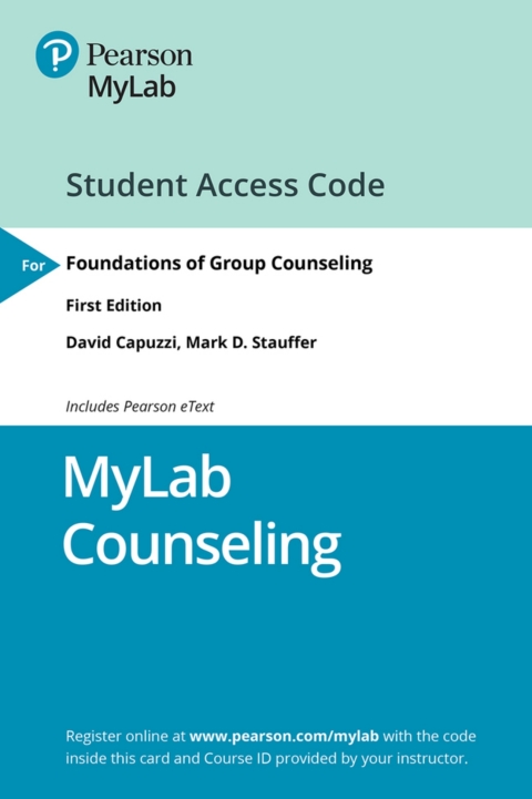Cover image for book MyLab Counseling with Pearson eText Access Code for Foundations of Group Counseling