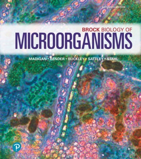 Cover image for book Brock Biology of Microorganisms (Pearson+)
