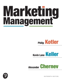 Marketing Management 16th Edition | 9780135887158, 9780135886830 ...