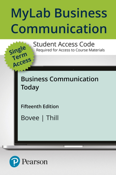 Cover image for book MyLab Business Communication with Pearson eText Access Code for Business Communication Today