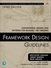 Framework Design Guidelines 3rd Edición | 9780135896464, 9780135896327 ...