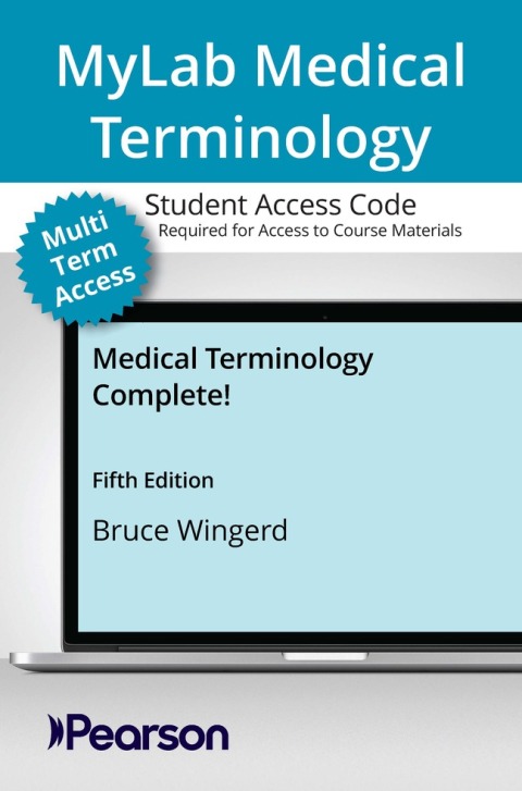 Cover image for book MyLab Medical Terminology with Pearson eText -- Access Card for Medical Terminology Complete!