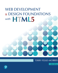 Cover image: Web Development and Design Foundations with HTML5 10th edition 9780135919996