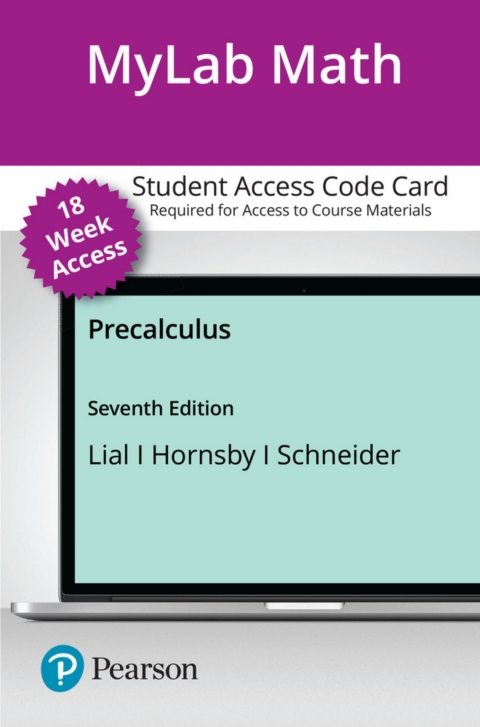 Cover image for book MyLab Math with Pearson eText Access Code (18 Weeks) for Precalculus