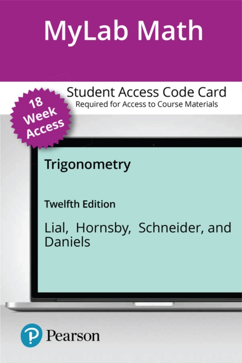 Cover image for book MyLab Math with Pearson eText Access Code (18 Weeks) for Trigonometry