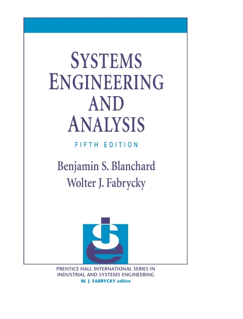 Cover image for book Systems Engineering and Analysis