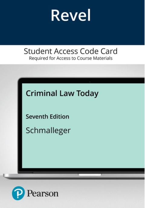 Cover image for book Revel Access Code for Criminal Law Today