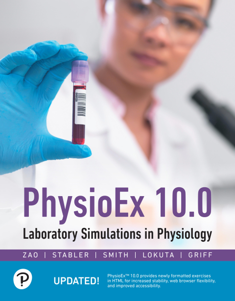 Cover image for book PhysioEx 10.0: Laboratory Simulations in Physiology