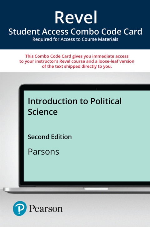 Cover image for book Revel + Print Combo Access Code for Introduction to Political Science