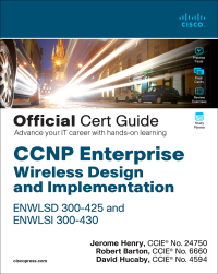 Omslagafbeelding: CCNP Enterprise Wireless Design ENWLSD 300-425 and Implementation ENWLSI 300-430 Official Cert Guide 1st edition 9780136600954