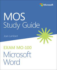 Cover image: MOS Study Guide for Microsoft Word Exam MO-100 1st edition 9780136628040