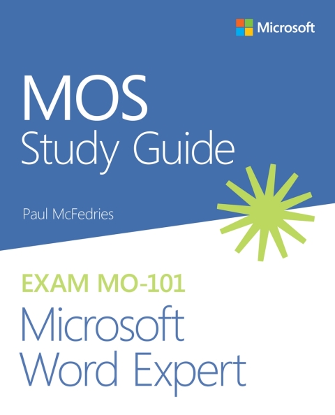 Cover image for book MOS Study Guide for Microsoft Word Expert Exam MO-101