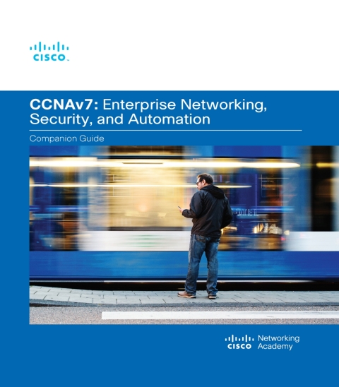 Cover image for book Enterprise Networking, Security, and Automation Companion Guide (CCNAv7)