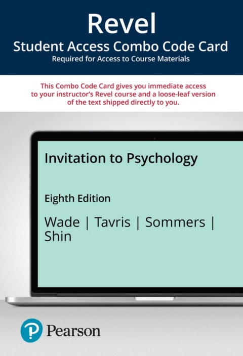 Cover image for book Revel + Print Combo Access Code for Invitation to Psychology