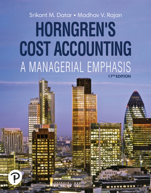 Cover image for book Horngren's Cost Accounting: A Managerial Emphasis (Pearson+)