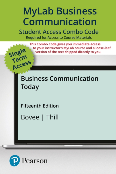Cover image for book MyLab Business Communication with Pearson eText + Print Combo Access Code for Business Communication Today