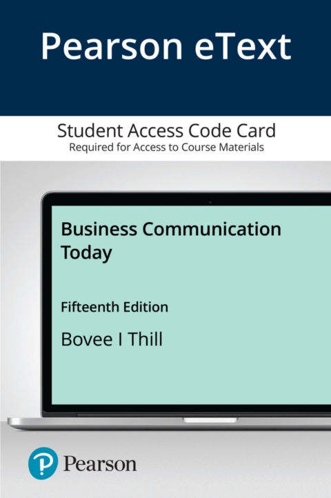Cover image for book Business Communication Today