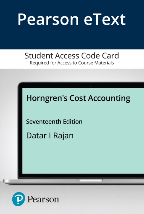 Cover image for book Horngren's Cost Accounting