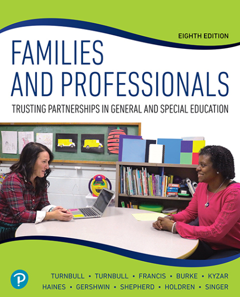 Cover image for book Families and Professionals