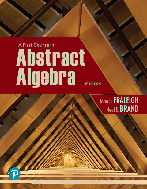 Cover image for book A First Course in Abstract Algebra