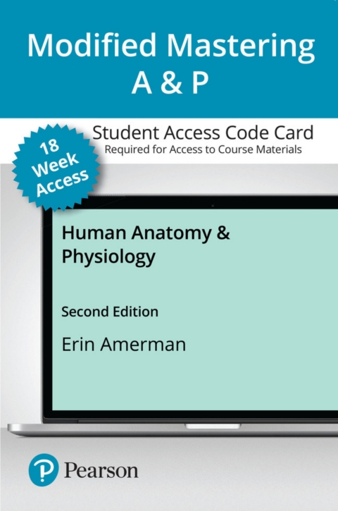 Cover image for book Mastering A&P with Pearson eText Access Code (18 Weeks) for Human Anatomy & Physiology