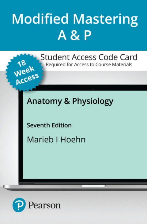 Cover image for book Mastering A&P with Pearson eText Access Code (18 Weeks) for Anatomy & Physiology