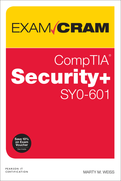 Cover image for book CompTIA Security+ SY0-601 Exam Cram
