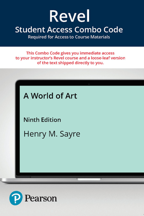 Cover image for book Revel + Print Combo Access Code for A World of Art