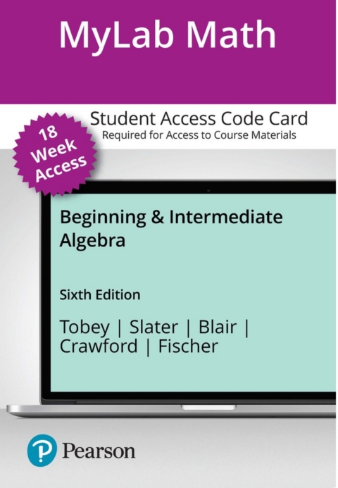 Cover image for book MyLab Math with Pearson eText Access Code  (up to 18 weeks) for Beginning & Intermediate Algebra