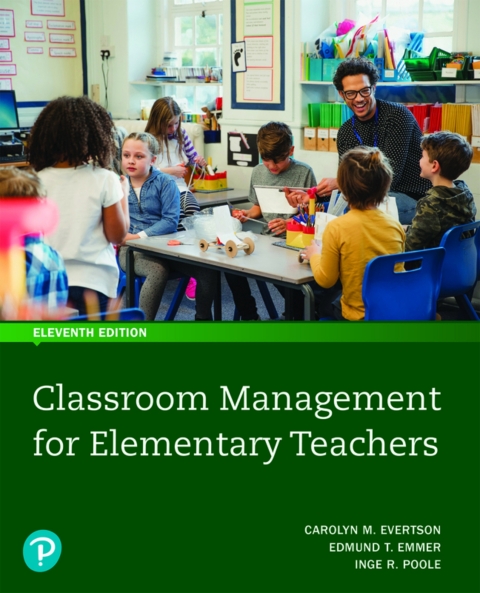 Cover image for book Classroom Management for Elementary Teachers (Pearson+)