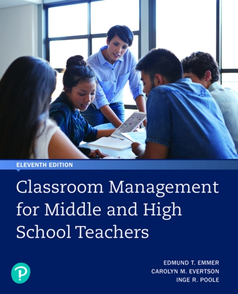Cover image for book Classroom Management for Middle and High School Teachers (Pearson+)