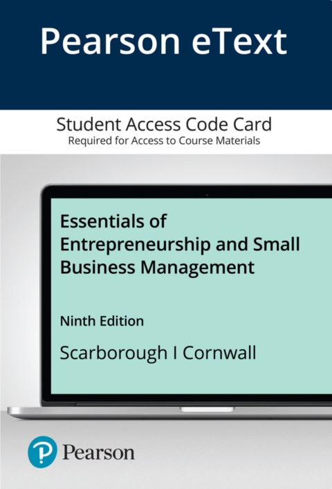 Cover image for book Essentials of Entrepreneurship and Small Business Management