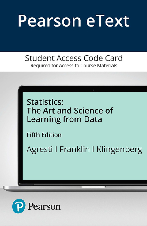 Cover image for book Statistics: The Art and Science of Learning from Data