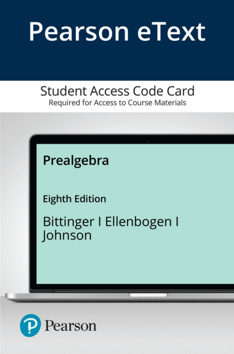 Cover image for book Prealgebra