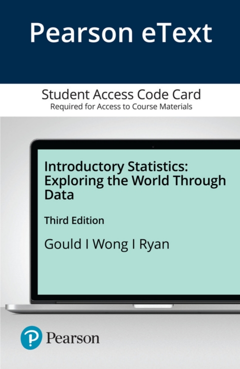 Cover image for book Introductory Statistics: Exploring the World Through Data