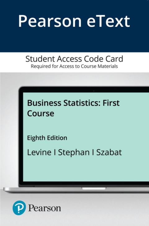 Cover image for book Business Statistics: A First Course