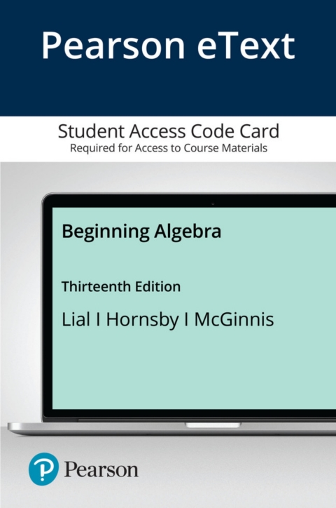 Cover image for book Beginning Algebra
