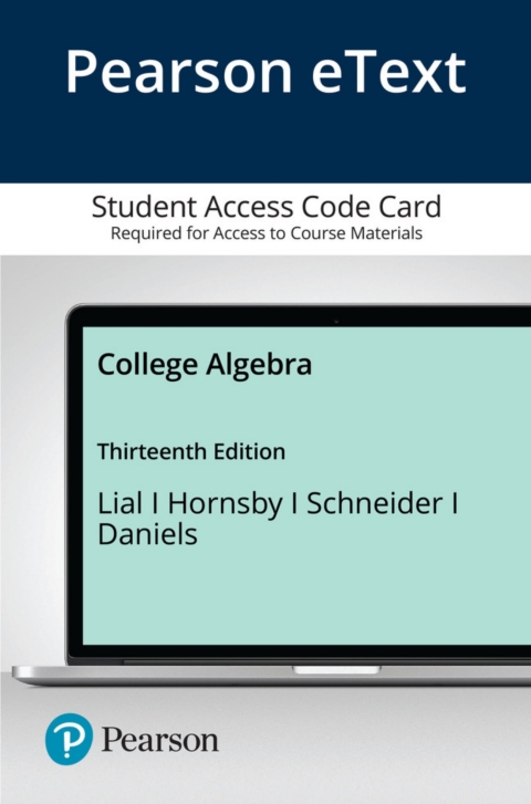 Cover image for book College Algebra