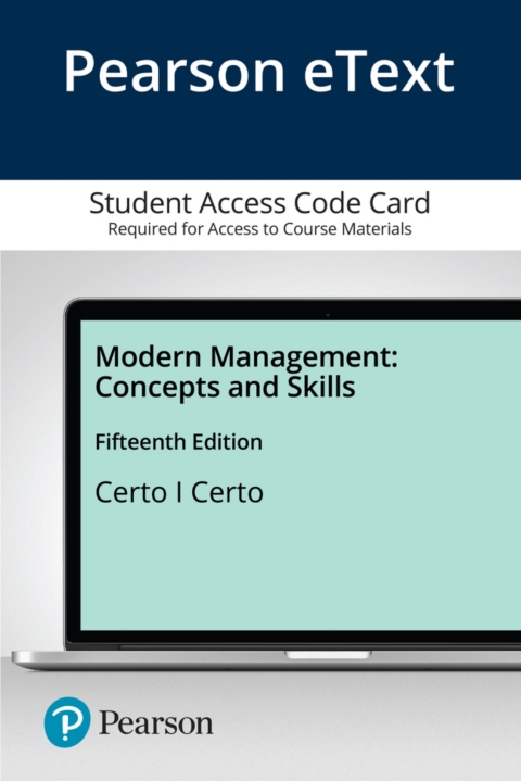Cover image for book Modern Management: Concepts and Skills