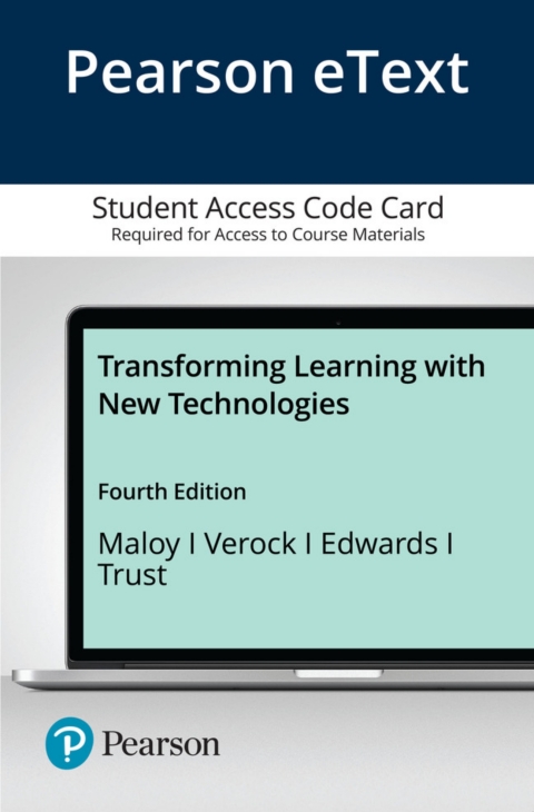 Cover image for book Transforming Learning with New Technologies -- Pearson eText