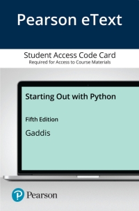 Starting Out with Python 5th edition | 9780136851943, 9780136851943 ...