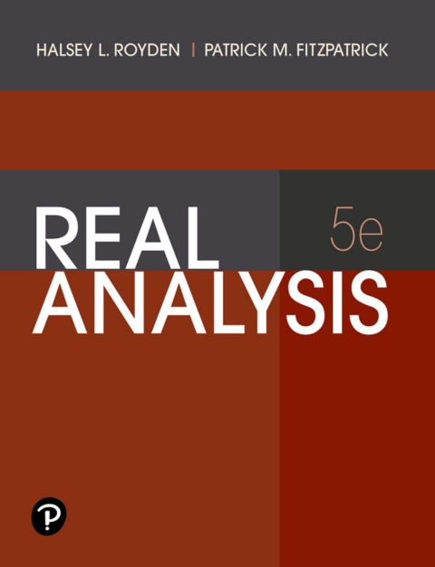 Cover image for book Real Analysis (Pearson+)