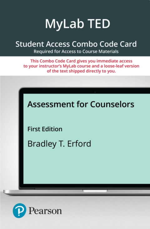 Cover image for book MyLab Counseling with Pearson eText + Print Combo Access Code for Assessment for Counselors