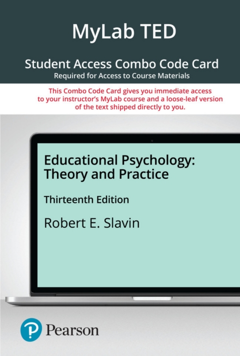 Cover image for book MyLab Education with Pearson eText + Print Combo Access Code for Educational Psychology: Theory and Practice