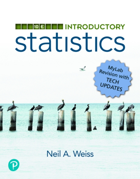 Cover image for book Introductory Statistics, MyLab Revision (Pearson+)