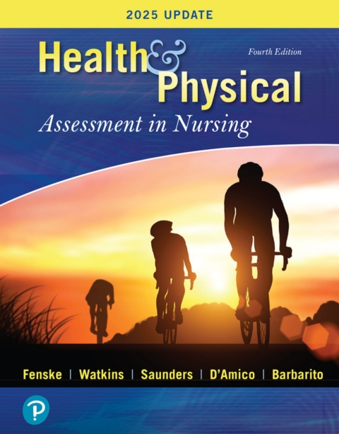 Cover image for book Health & Physical Assessment in Nursing (Pearson+)