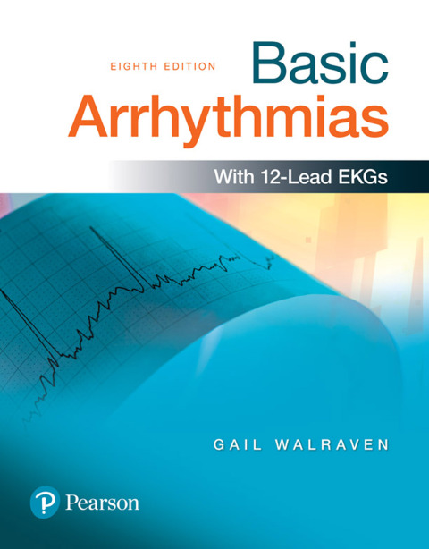Cover image for book Basic Arrhythmias (Pearson+)